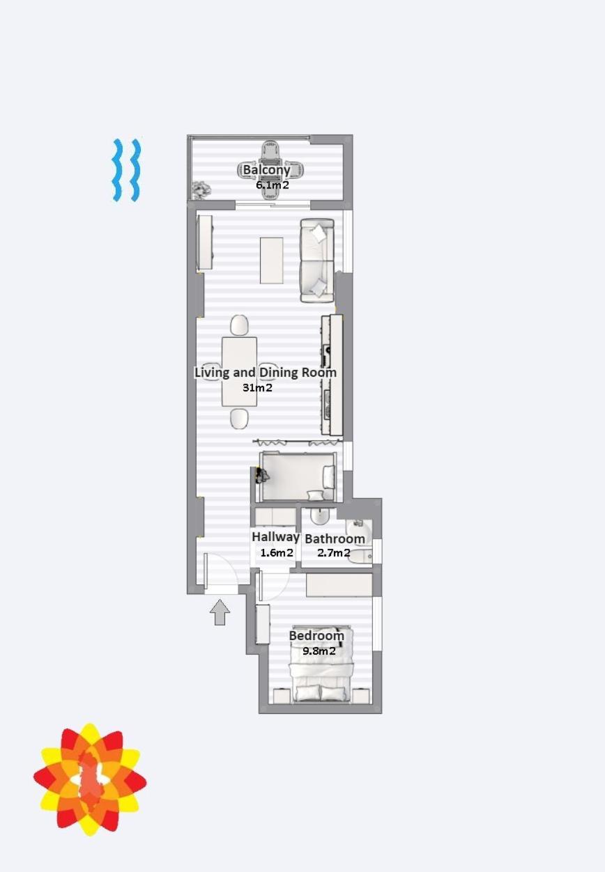 Sail Ocean View Apartments Sarandë Eksteriør bilde