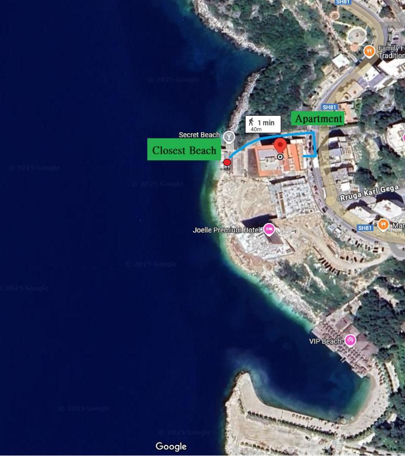 Sail Ocean View Apartments Sarandë Eksteriør bilde